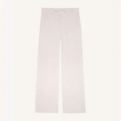 Alexa - Pantalon large blanc en coton modal