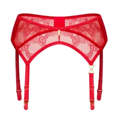 Aliosa porte-jarretelles Rouge