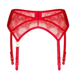 Aliosa porte-jarretelles Rouge