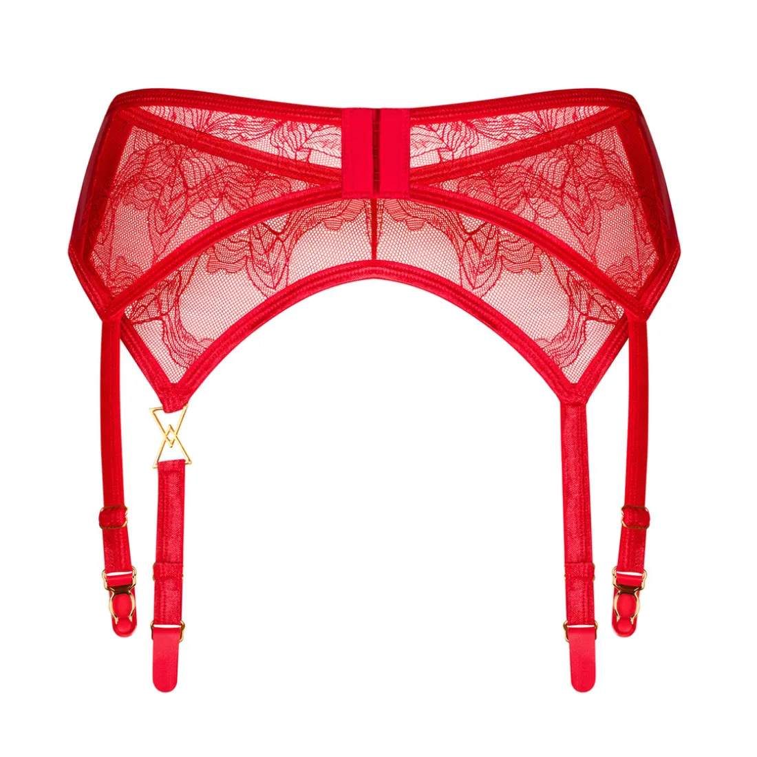 Aliosa porte-jarretelles Rouge