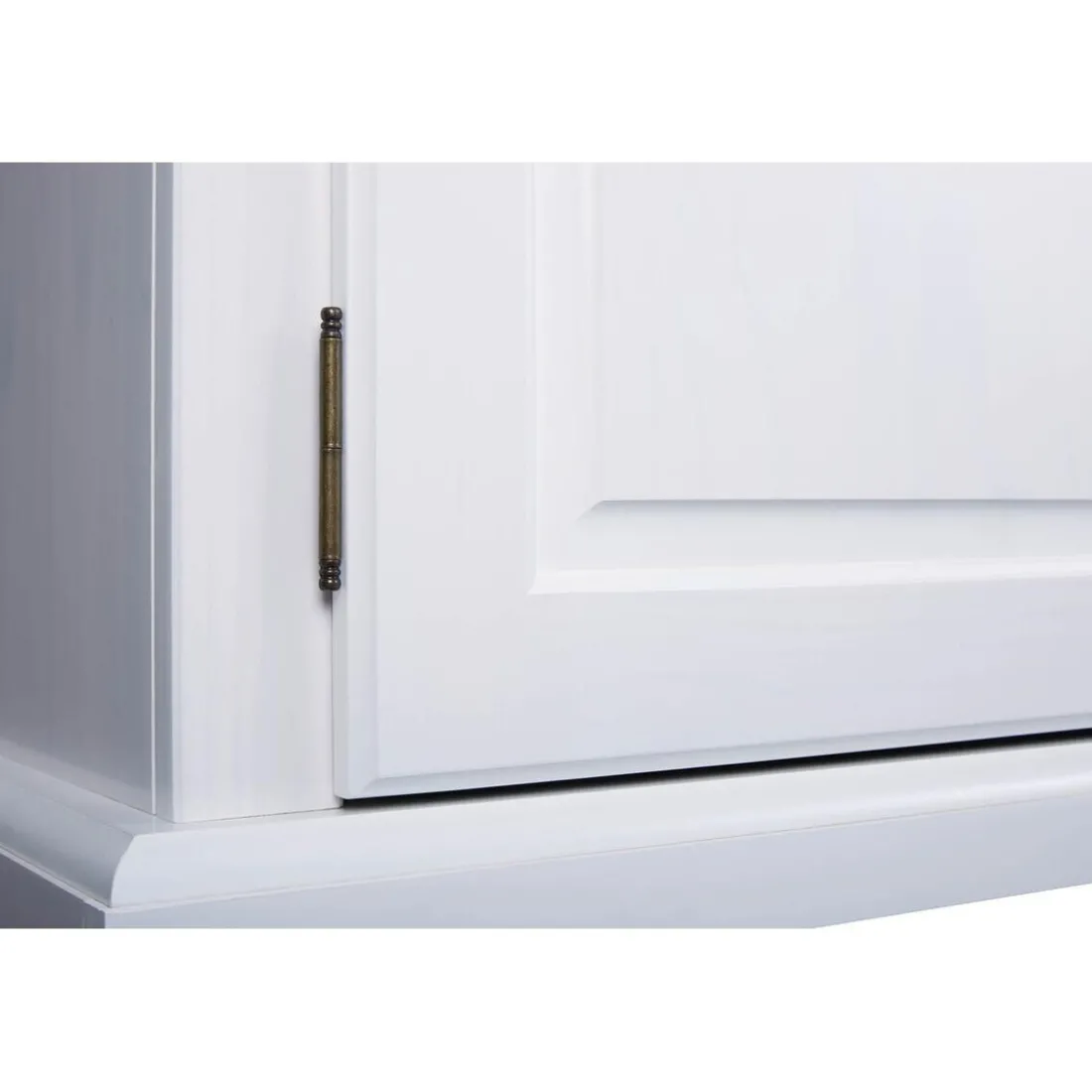 Armoire 2 Portes 2 Tiroirs Blanche PACO