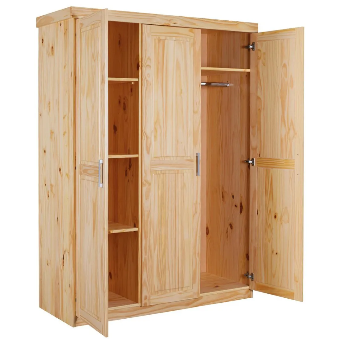 Armoire 3 portes en Pin massif SPEL