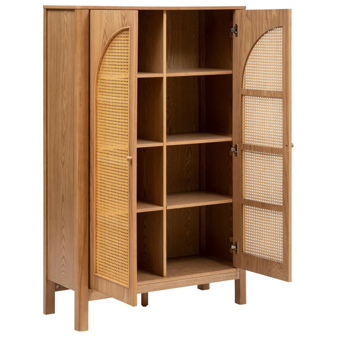 Armoire 2 portes en placage frêne