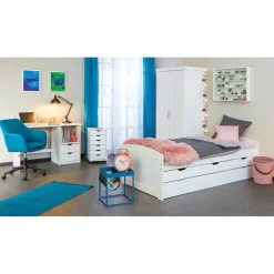 Armoire blanc 2 portes AKOON