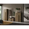 Armoire de couloir Jessie 2 Portes coloris chêne mercure L78 x H 187 cm