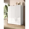 Armoire derangement 3 portes 8 étagères reglable