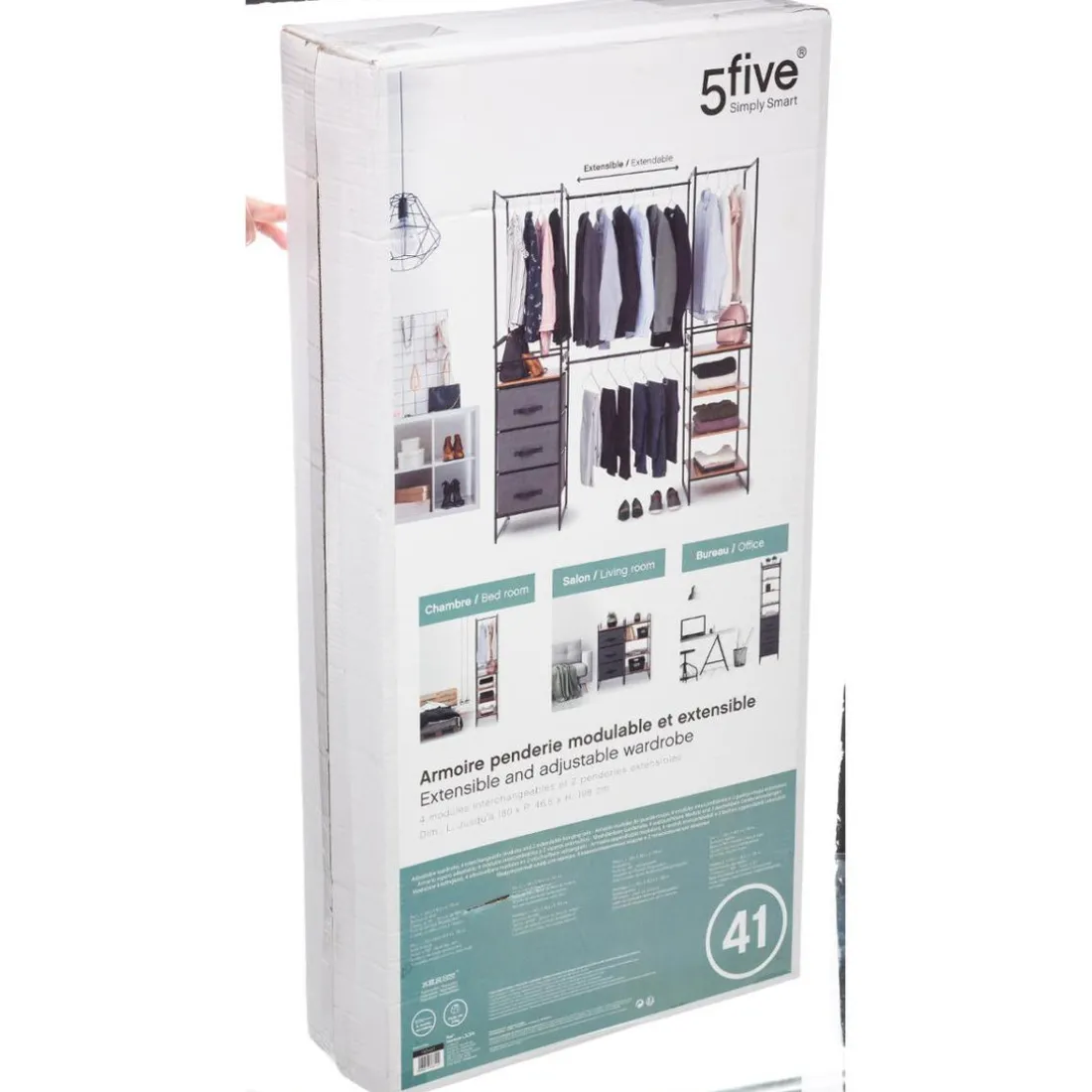 Armoire Dressing Modulable 6 Pièces