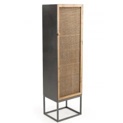 Armoire métal 1 porte cannage - DORIA