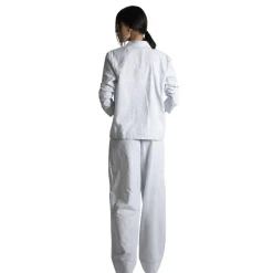 Audrey - Haut de pyjama manches longues bleu en coton