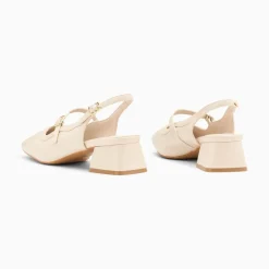 Babies slingback Kate ivoire à talon