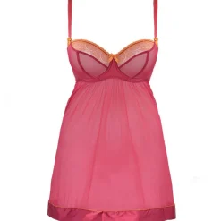 Babydoll - Rouge en nylon