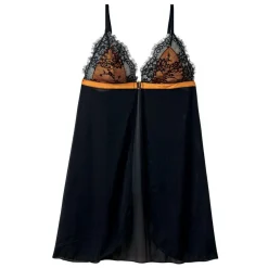 Babydoll noir/jaune Tsunami