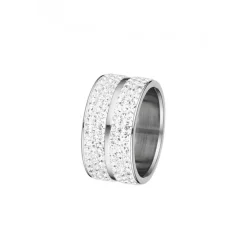 Bague Elodie Myc-Paris - Argenté et cristal