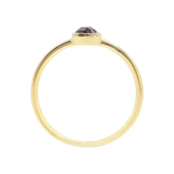 Bague Gemia En Pierre Lapis-Lazuli Plaqué Or
