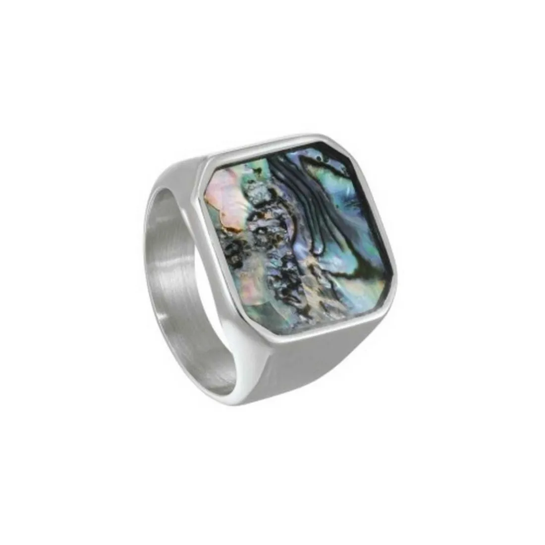 Bague homme Jourdan JH120002R - MALIBU - Acier Argent