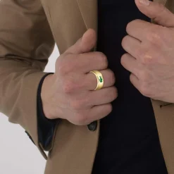 Bague homme Lacoste Arthor - 2040496 Acier Doré