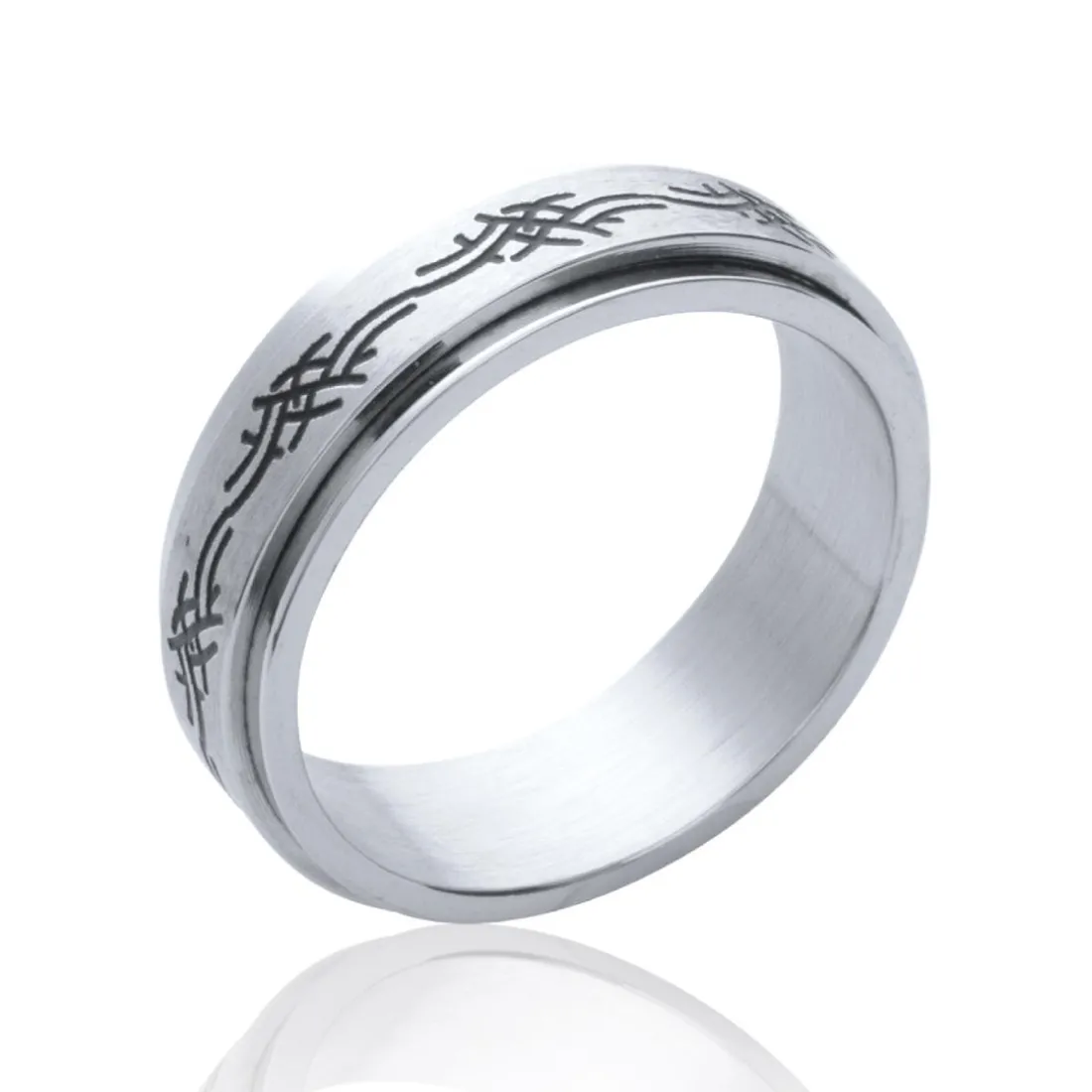 Bague homme Maison de la Bijouterie Z0UVU00 Acier