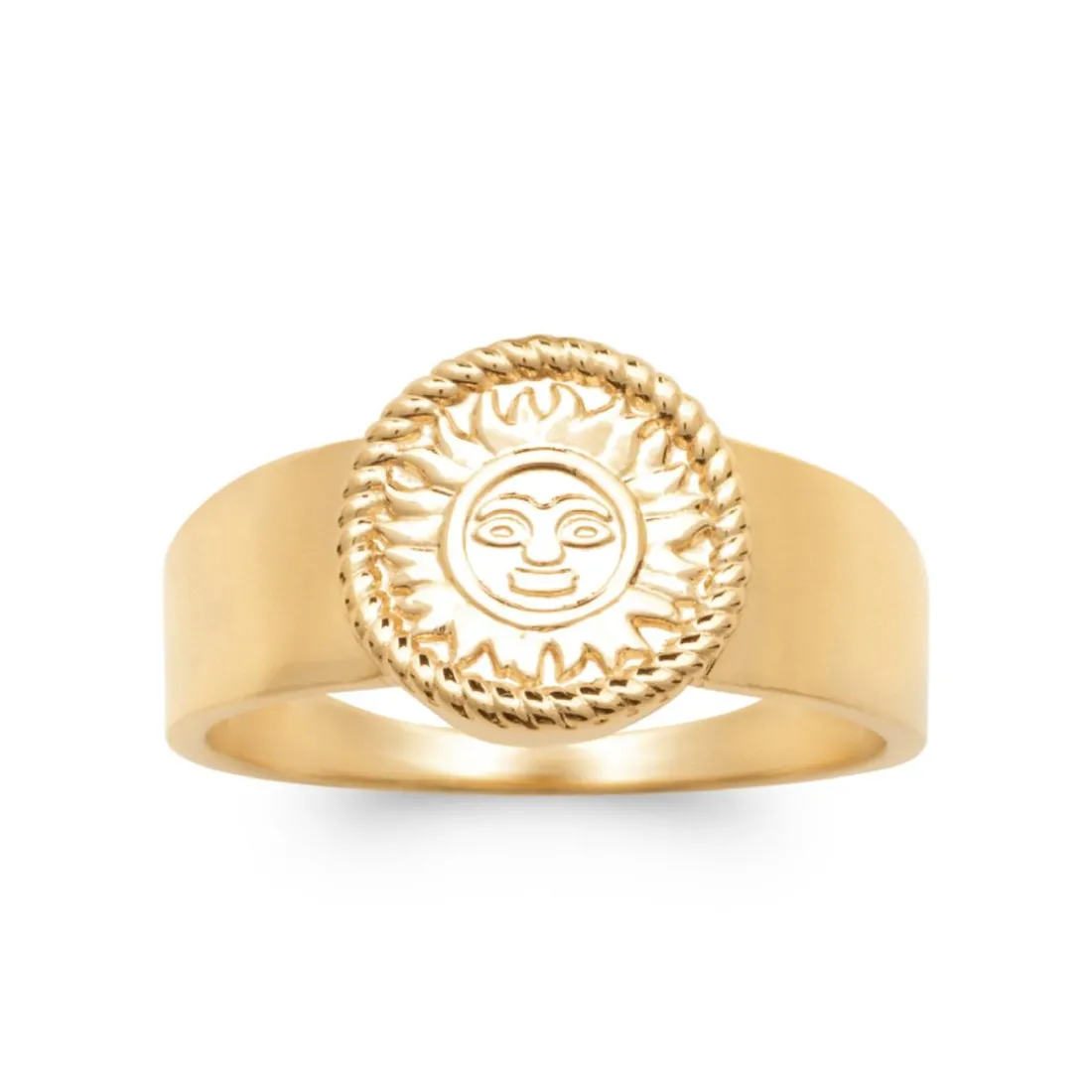 Bague homme Maison de la Bijouterie YU6Z300 Plaqué or