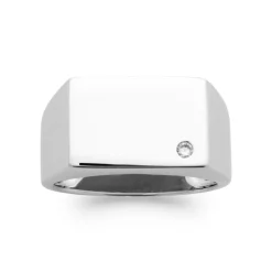 Bague homme Maison de la Bijouterie ZZ503Z0 Argent Oxyde de Zirconium