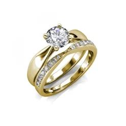 Bague Prestige MYC-Paris DR0034-G - Doré Et Cristal