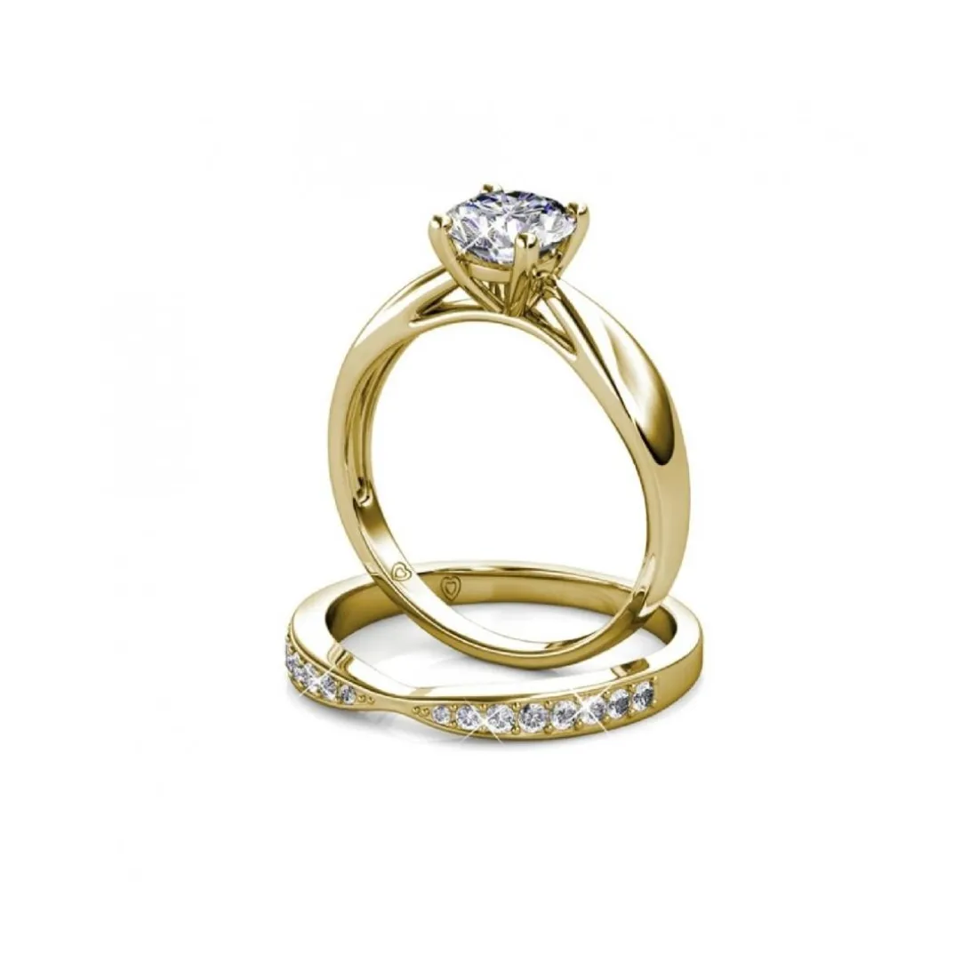 Bague Prestige MYC-Paris DR0034-G - Doré Et Cristal