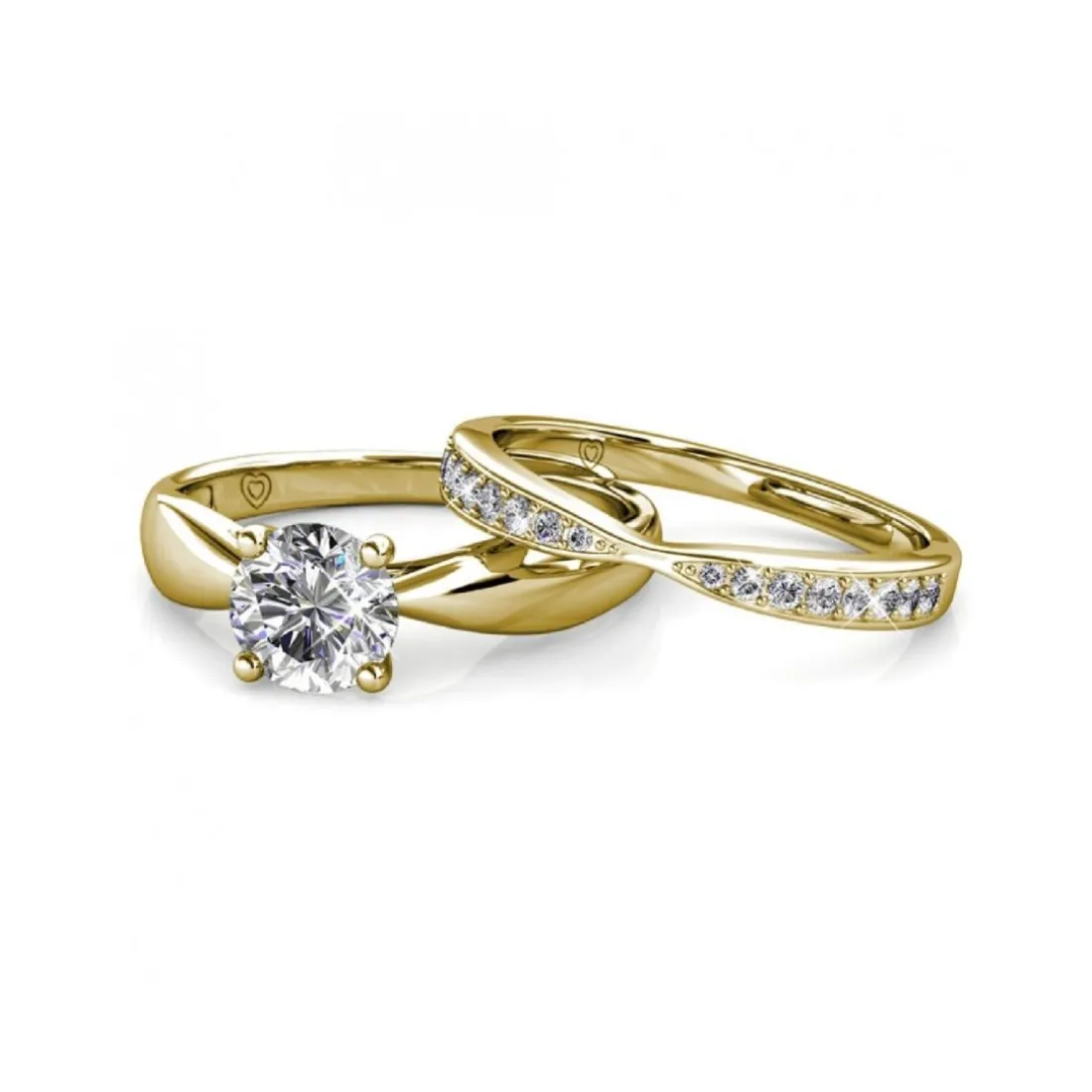 Bague Prestige MYC-Paris DR0034-G - Doré Et Cristal