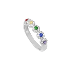 Bague Punica bijoux Bella Rainbaw BER_R07_RHO