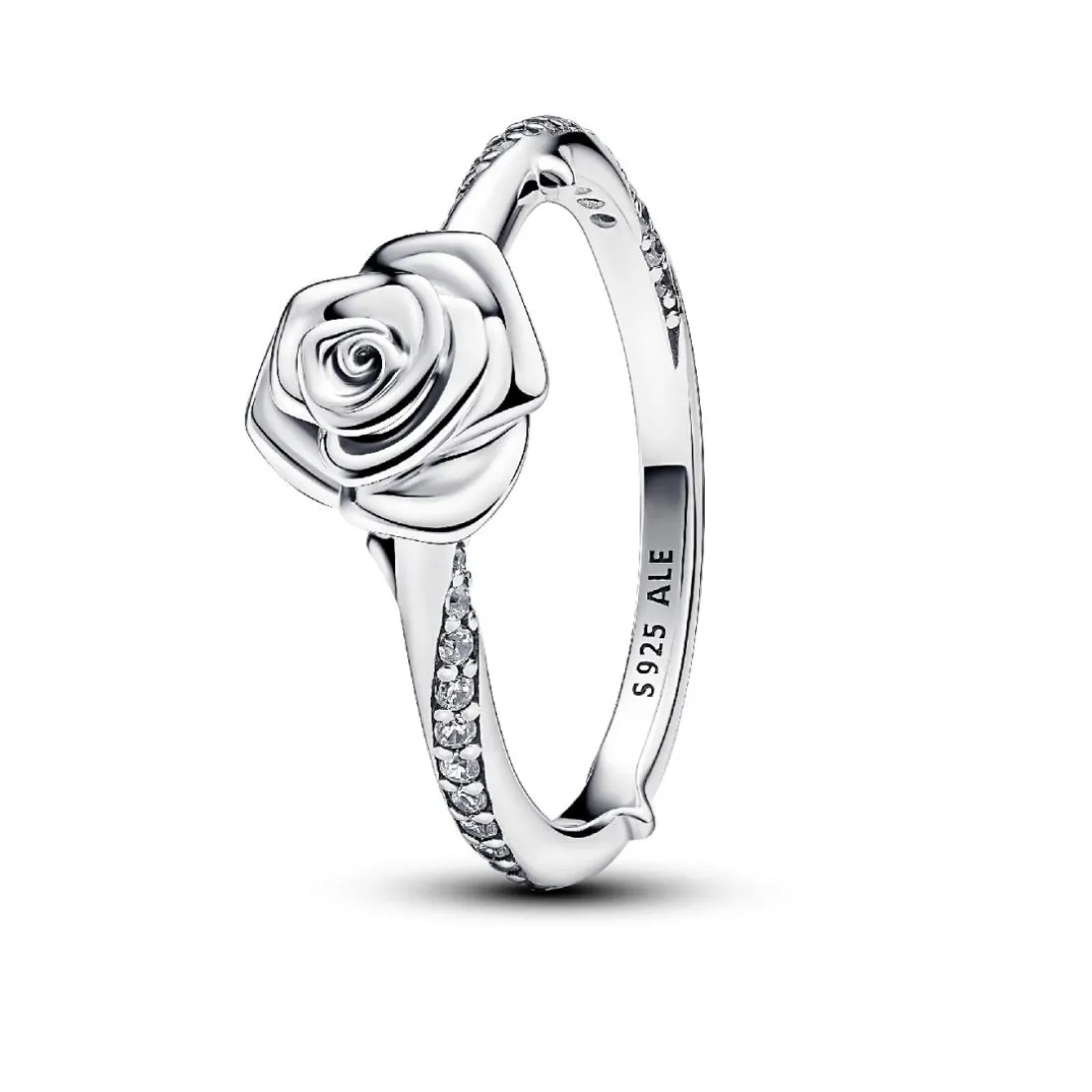Bague Rose Épanouie
