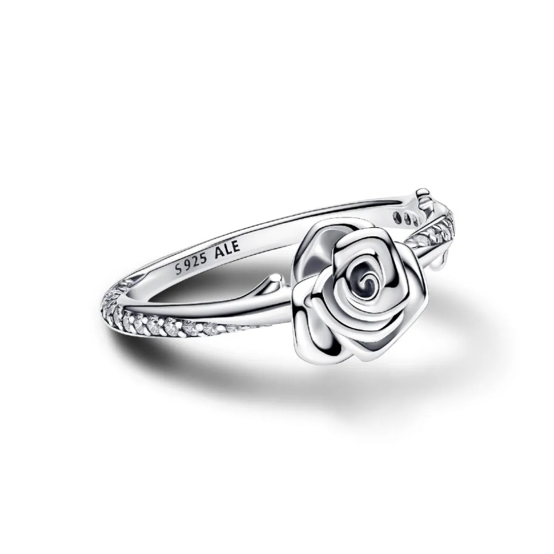 Bague Rose Épanouie
