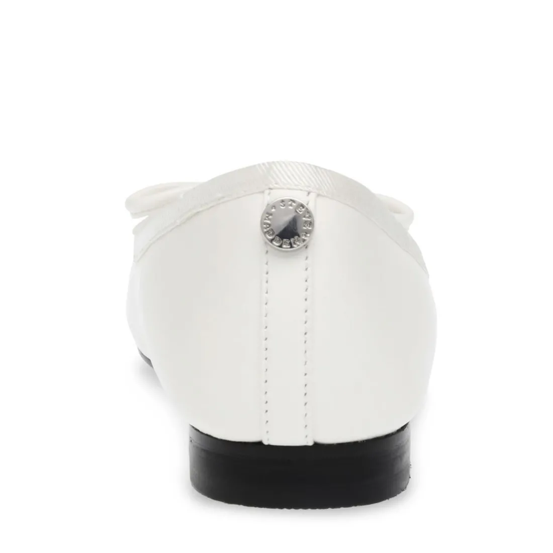 Ballerine en cuir blanc Ellison