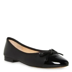 Ballerine en cuir noir ELLISON