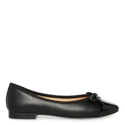 Ballerine en cuir noir ELLISON