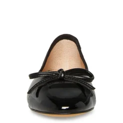 Ballerine en cuir noir ELLISON