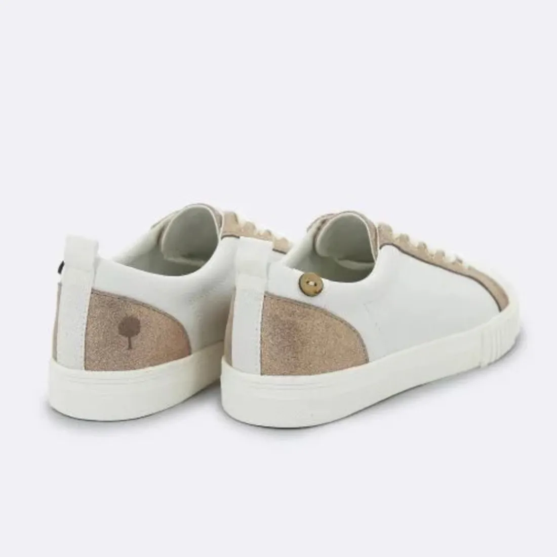BALSA BASKETS LEATHER blanc en cuir