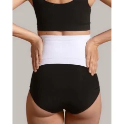 Bandeau de grossesse doux - Blanc Carriwell