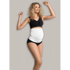 Bandeau de grossesse doux - Blanc Carriwell