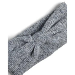 Bandeau en tissu côtelé Moella gris clair Meg
