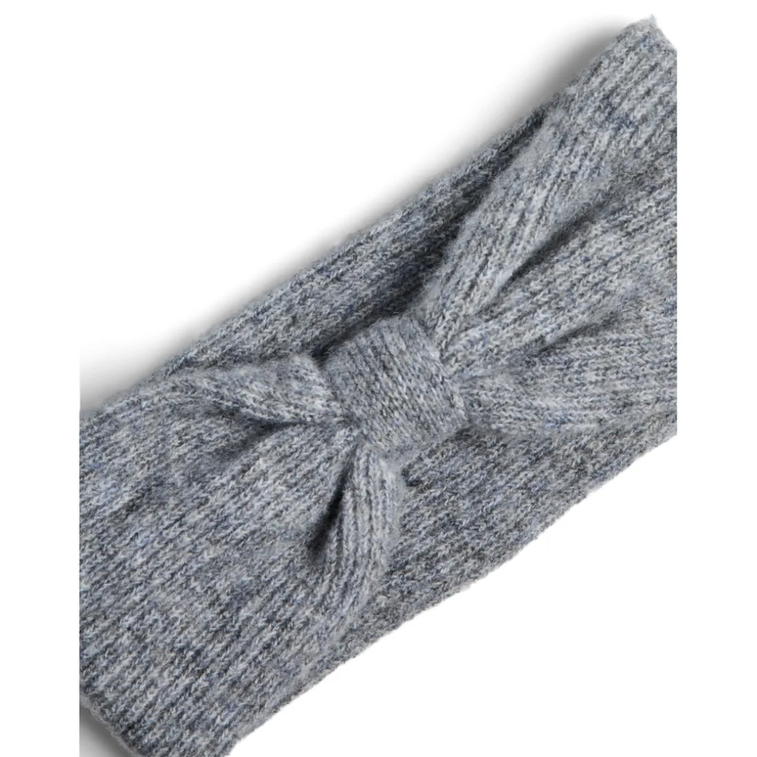 Bandeau en tissu côtelé Moella gris clair Meg