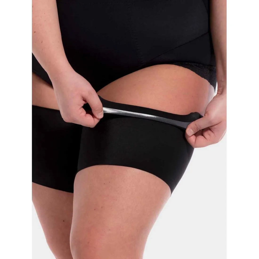 Bandes anti-frottements cuisses Noir
