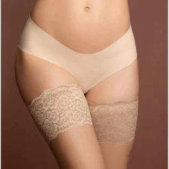 Bandes anti-frottements dentelle cuisses Beige Bye Bra