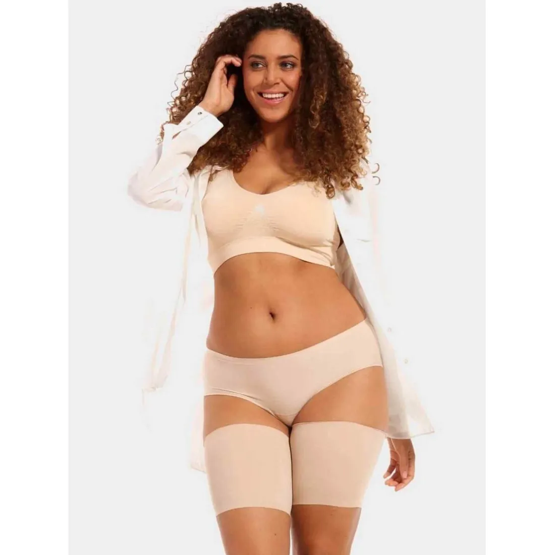 Bandes élastiques Adhésives Cuisses beige