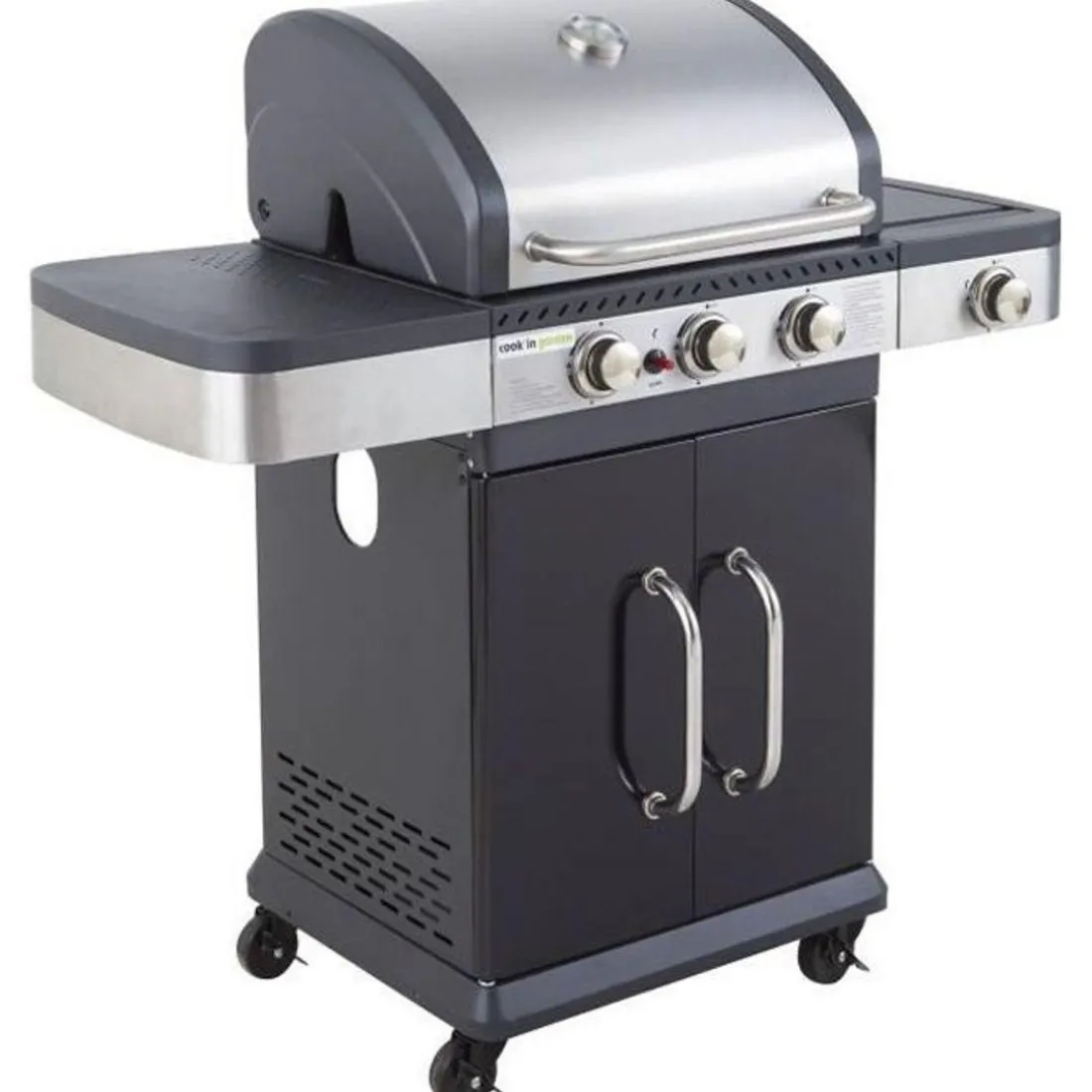 Barbecue gaz Américain FIDGI 3 brûleurs
