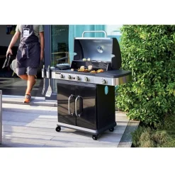 Barbecue gaz Américain FIDGI 4 Brûleurs