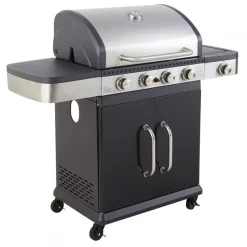 Barbecue gaz FIDGI 4 Brûleurs avec desserte et évier