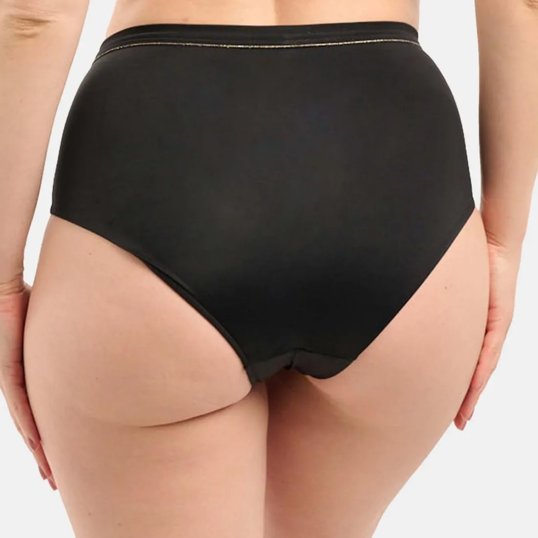 Bas de Bain Taille Haute - Noir