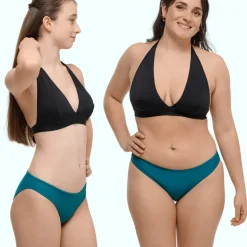 Bas de Maillot de bain Menstruel - Vert - Flux Moyen - Eva en nylon