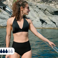 Bas de Maillot de bain Menstruel taille haute - Flux Moyen - Naya
