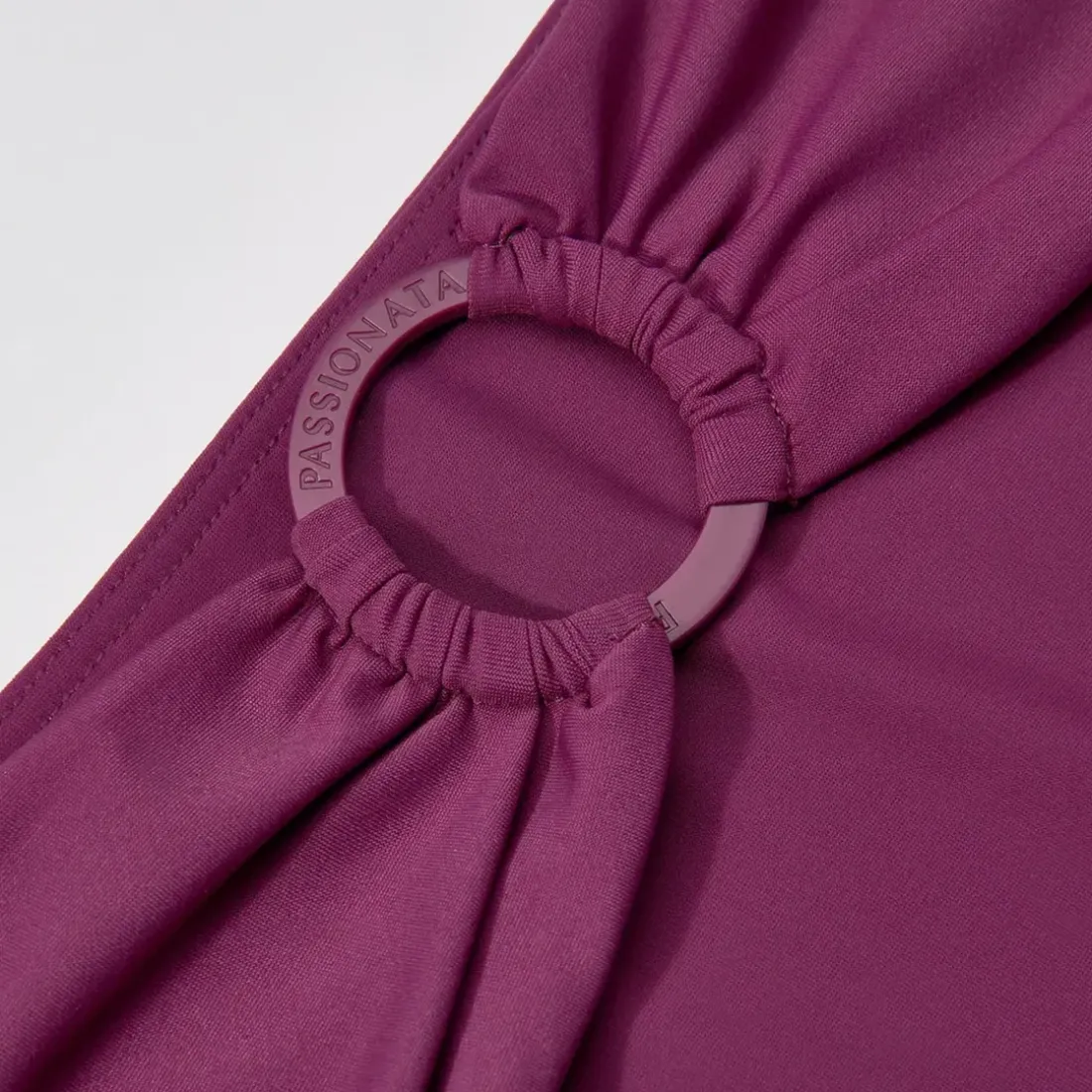 Bas de maillot de bain taille haute - Violet