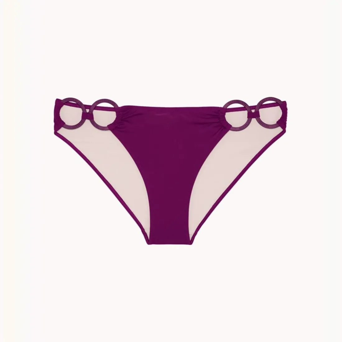 Bas de maillot de bain taille basse - Violet