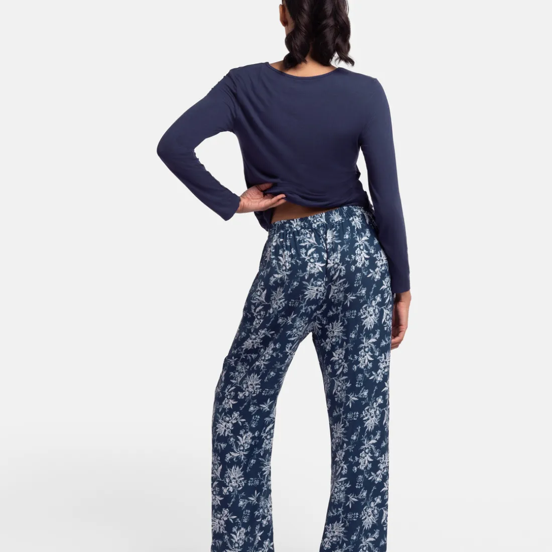Bas de pyjama fleurie
